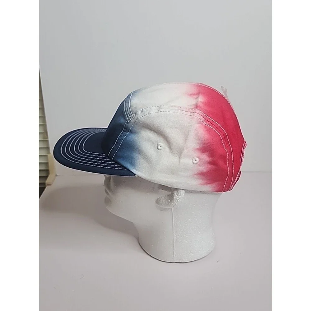 NEW Lids Tie Dye Camper Hat Summer Hippie Camp Fashion Fun Chill Patriotic 4th
